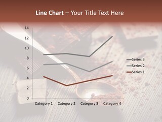 Ground Milk Chocolate Spoon PowerPoint Template