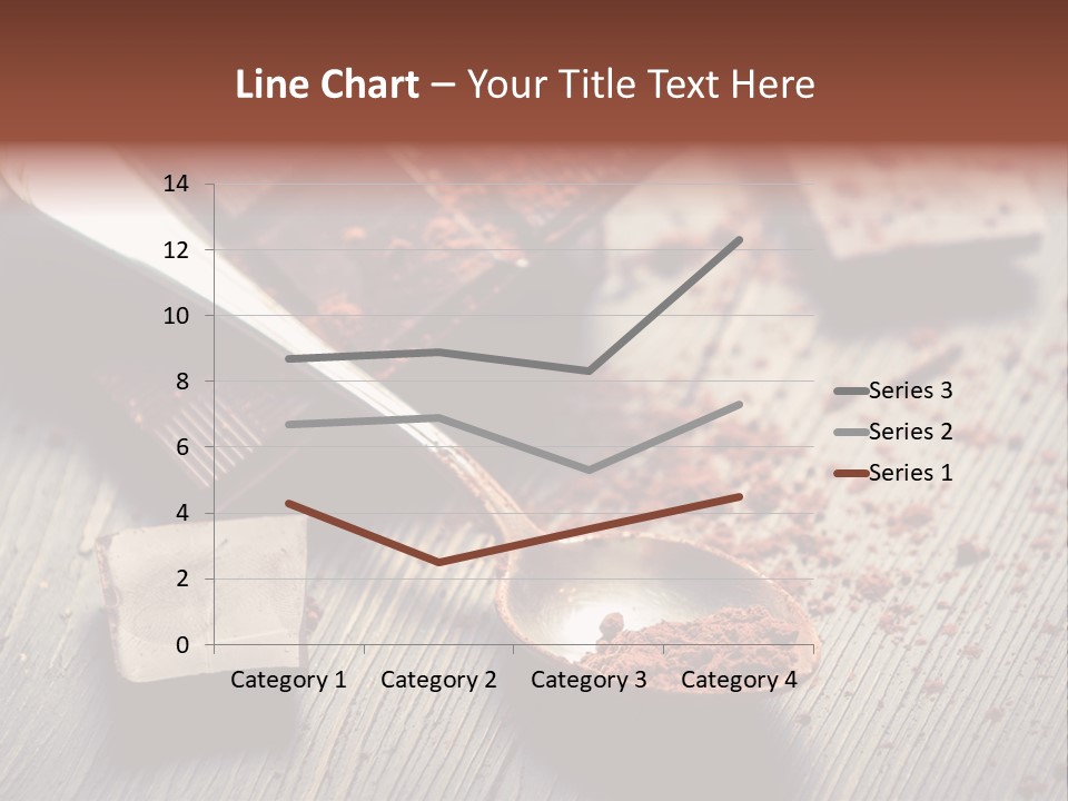 Ground Milk Chocolate Spoon PowerPoint Template