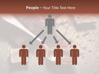 Ground Milk Chocolate Spoon PowerPoint Template