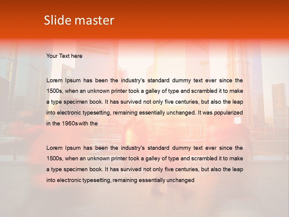 Urban Fuzzy Building PowerPoint Template