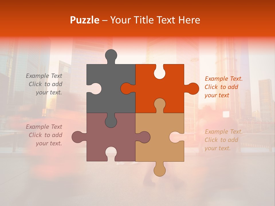 Urban Fuzzy Building PowerPoint Template