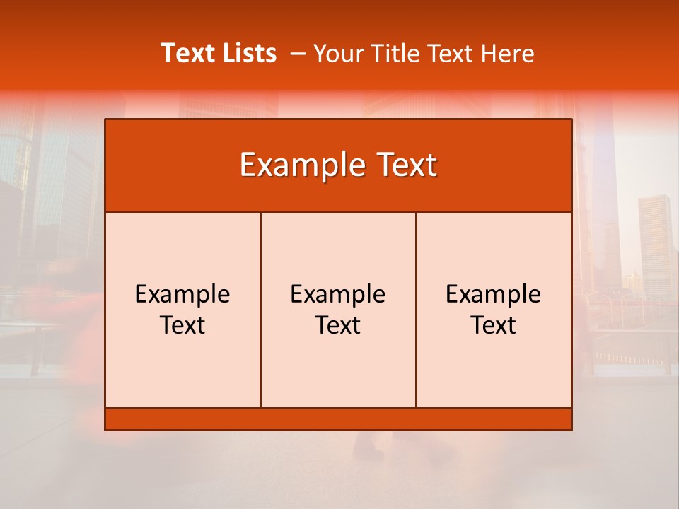 Urban Fuzzy Building PowerPoint Template