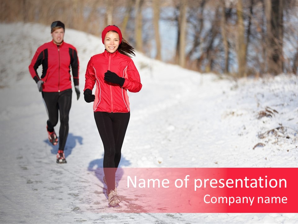 Training Healthy Recreation PowerPoint Template