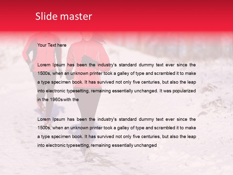 Training Healthy Recreation PowerPoint Template