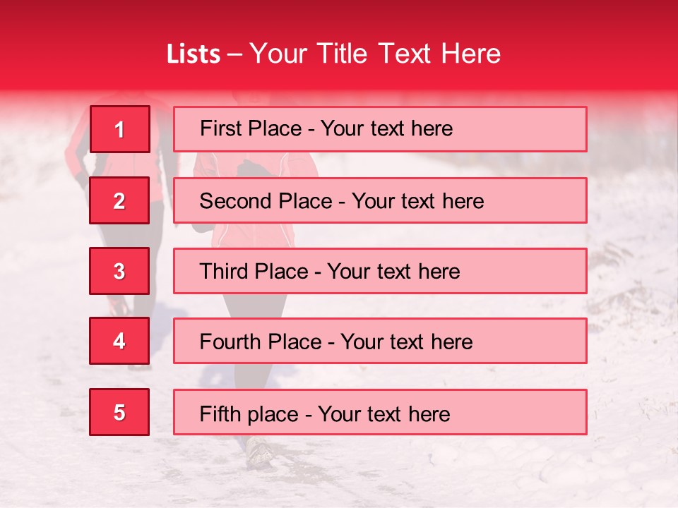 Training Healthy Recreation PowerPoint Template