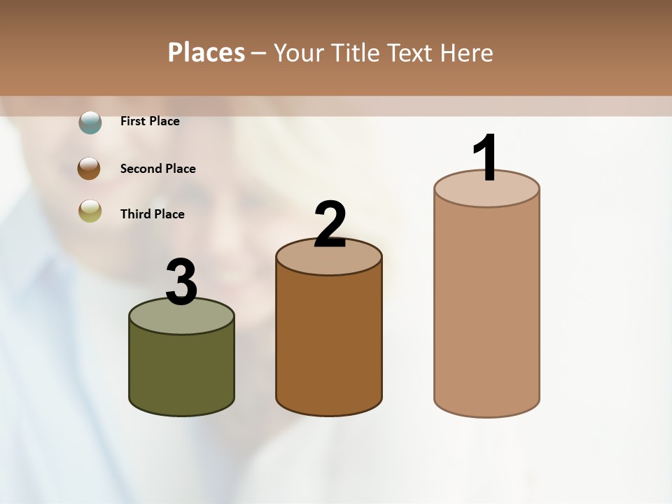 A Man And Woman Holding A Key To A House PowerPoint Template