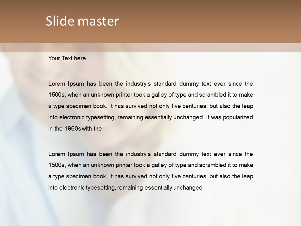 A Man And Woman Holding A Key To A House PowerPoint Template