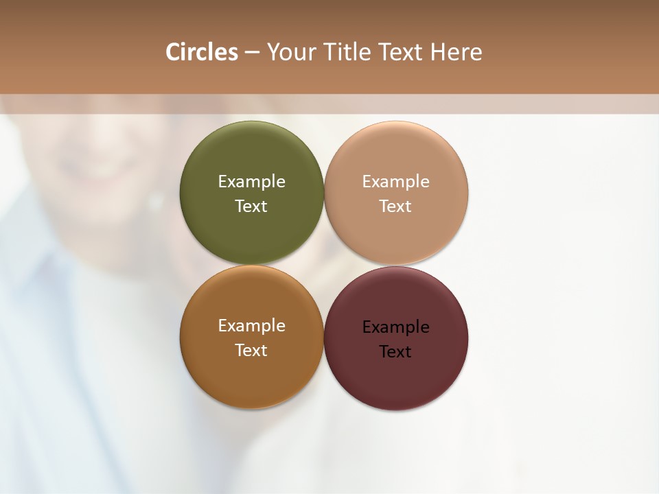 A Man And Woman Holding A Key To A House PowerPoint Template