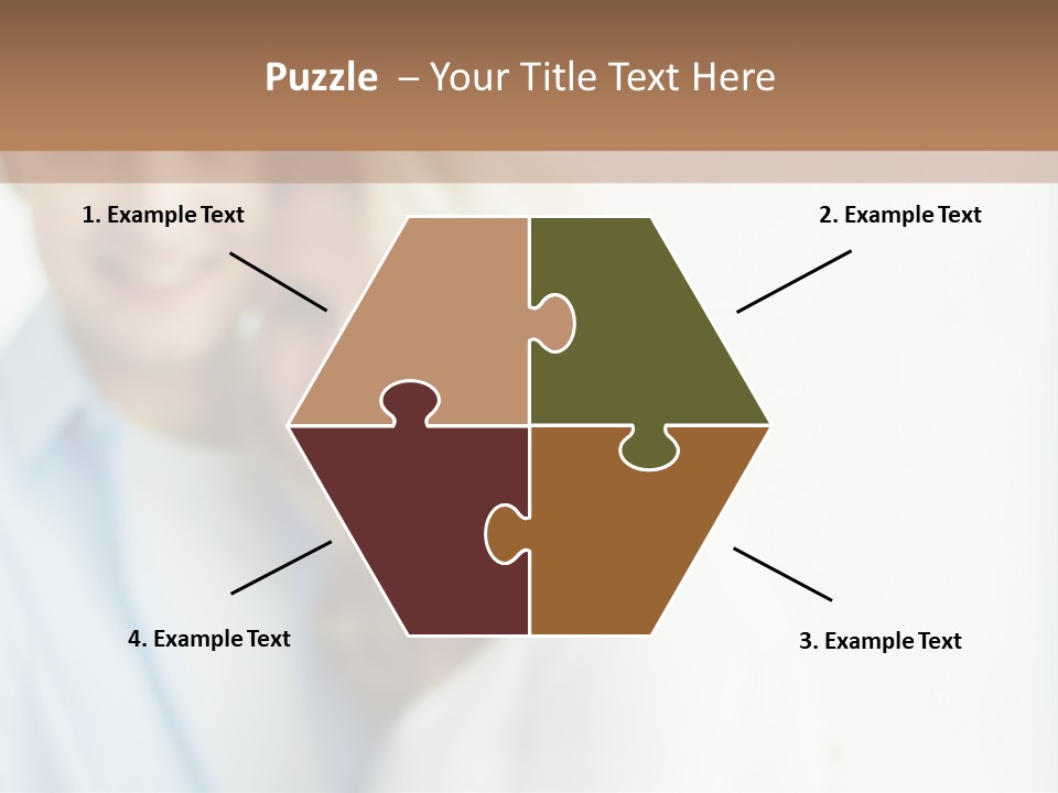 A Man And Woman Holding A Key To A House PowerPoint Template