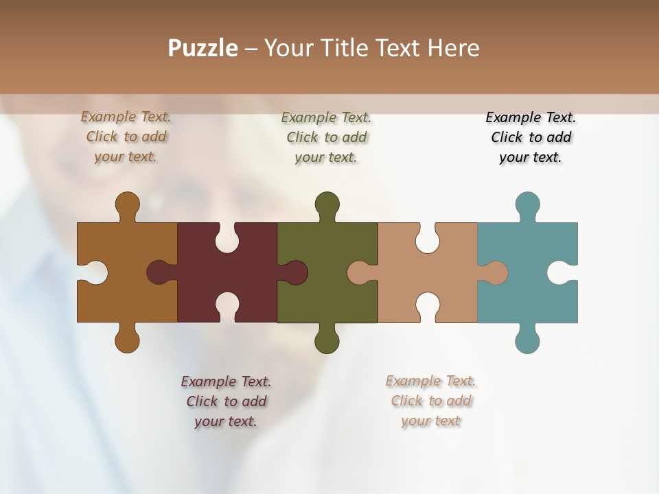 A Man And Woman Holding A Key To A House PowerPoint Template