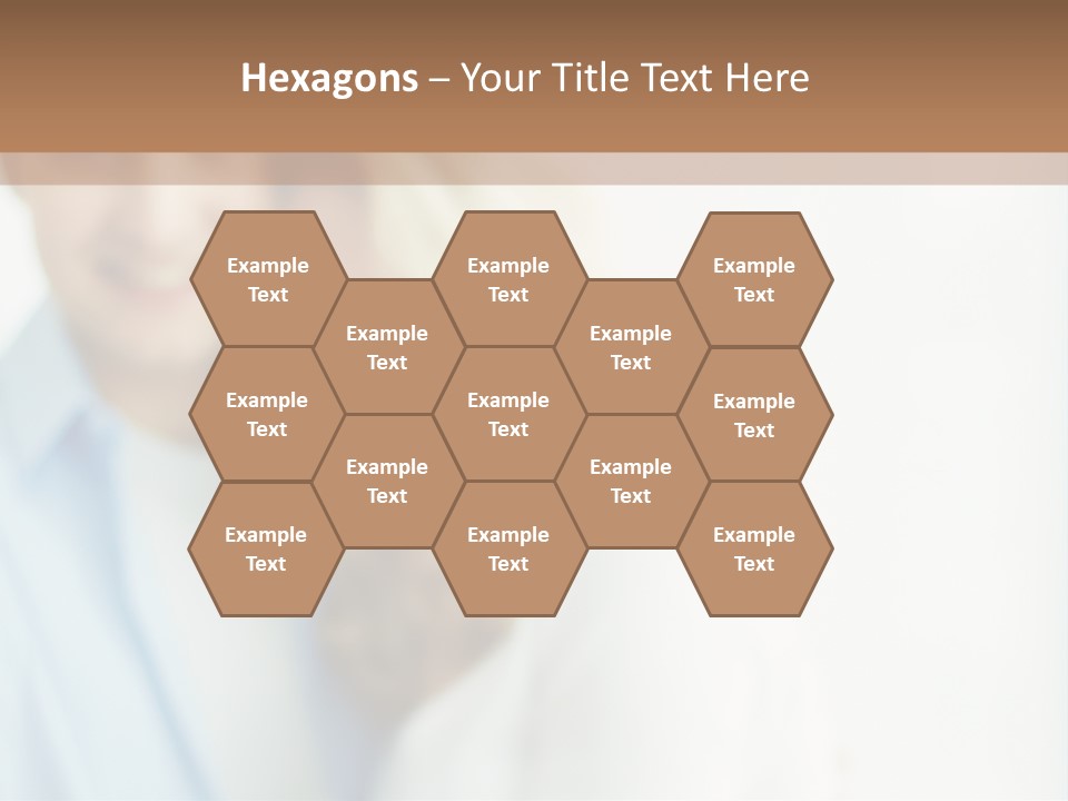 A Man And Woman Holding A Key To A House PowerPoint Template