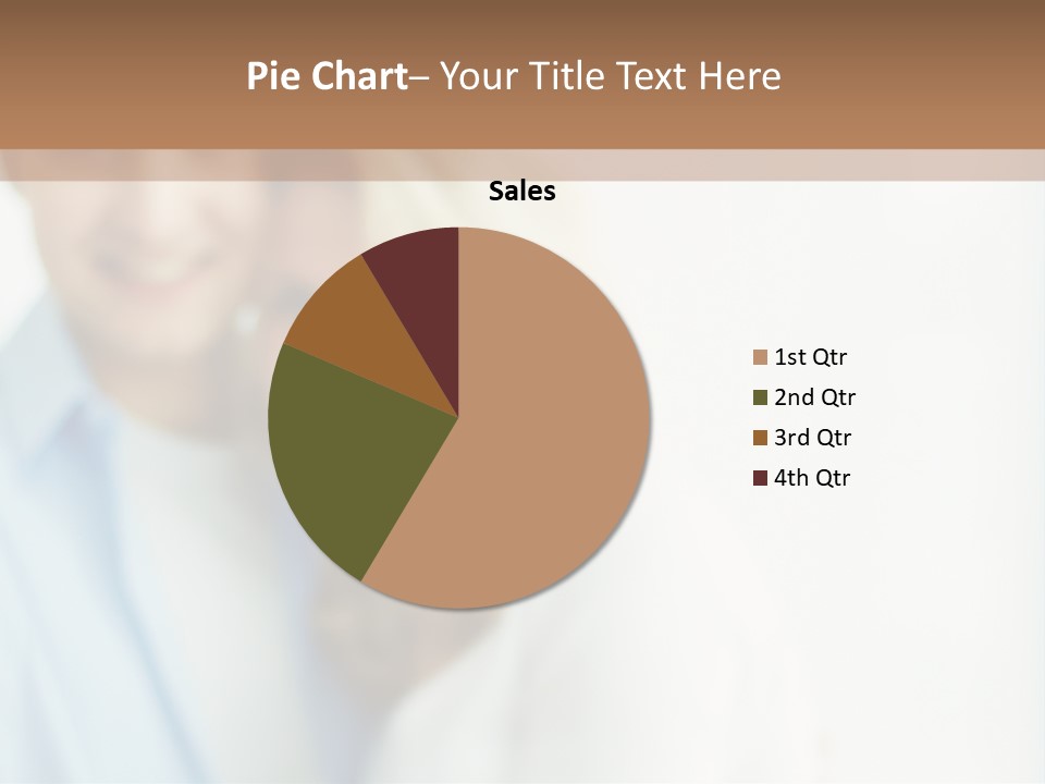 A Man And Woman Holding A Key To A House PowerPoint Template