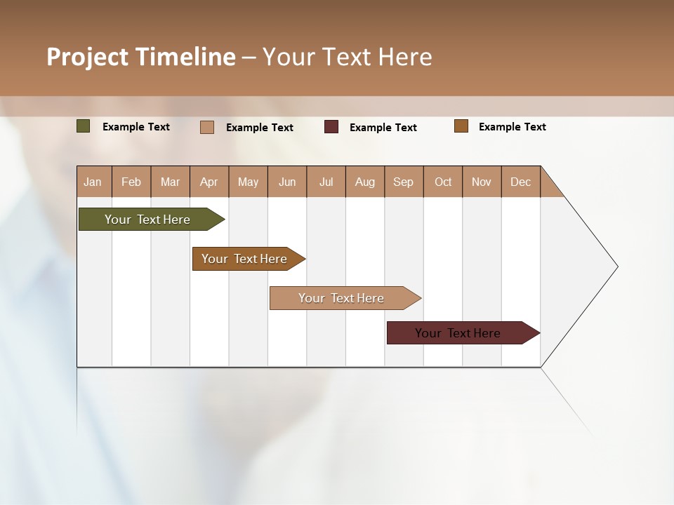 A Man And Woman Holding A Key To A House PowerPoint Template