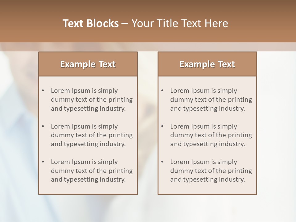 A Man And Woman Holding A Key To A House PowerPoint Template