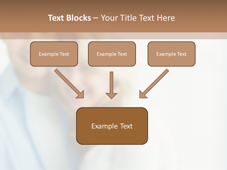 A Man And Woman Holding A Key To A House PowerPoint Template