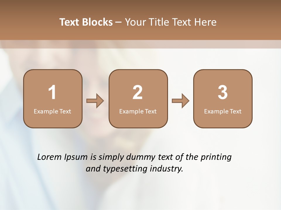 A Man And Woman Holding A Key To A House PowerPoint Template