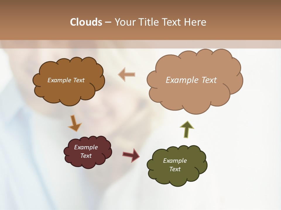 A Man And Woman Holding A Key To A House PowerPoint Template