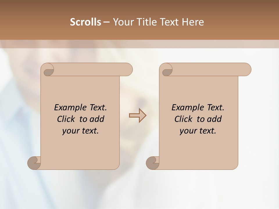 A Man And Woman Holding A Key To A House PowerPoint Template