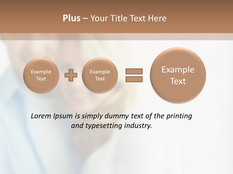 A Man And Woman Holding A Key To A House PowerPoint Template