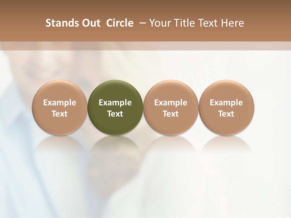 A Man And Woman Holding A Key To A House PowerPoint Template