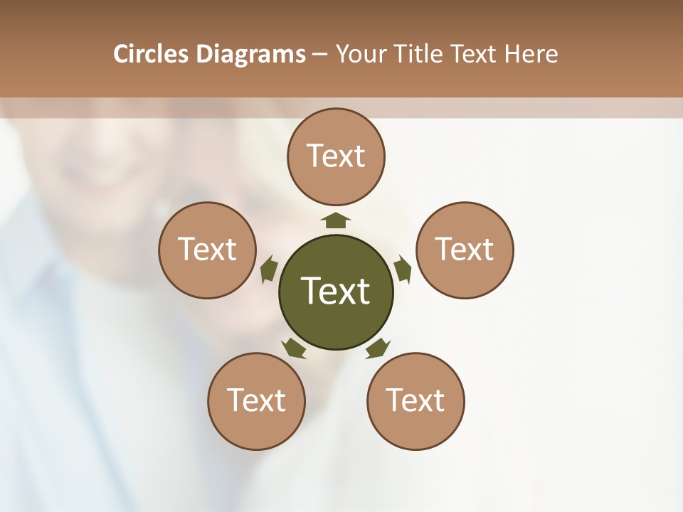 A Man And Woman Holding A Key To A House PowerPoint Template