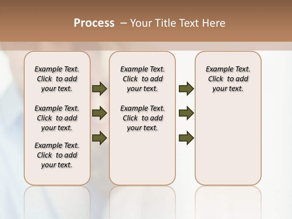 A Man And Woman Holding A Key To A House PowerPoint Template