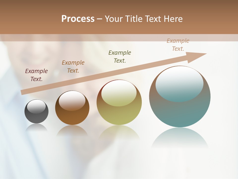 A Man And Woman Holding A Key To A House PowerPoint Template