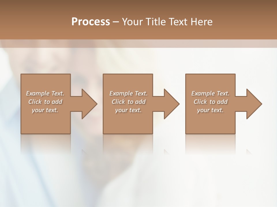 A Man And Woman Holding A Key To A House PowerPoint Template