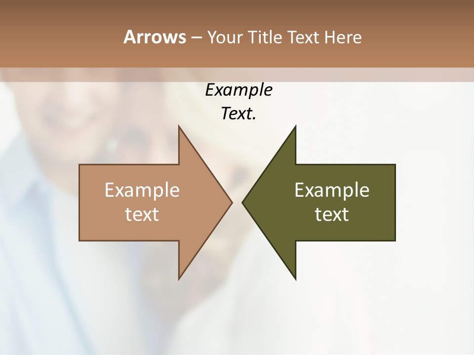 A Man And Woman Holding A Key To A House PowerPoint Template