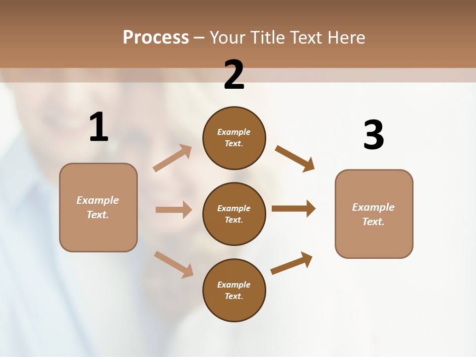 A Man And Woman Holding A Key To A House PowerPoint Template