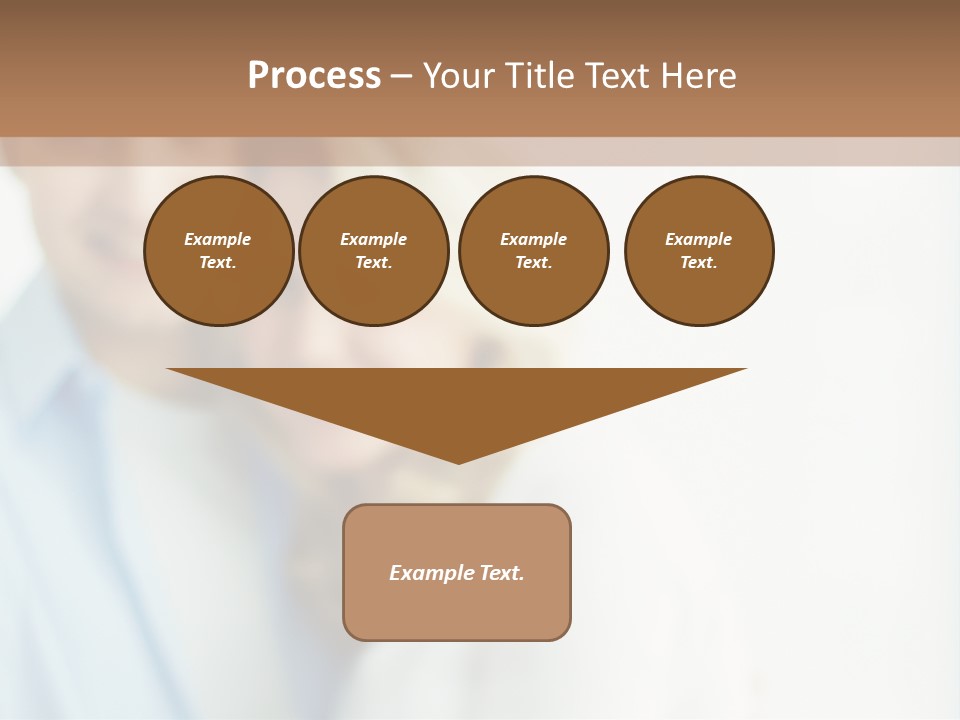 A Man And Woman Holding A Key To A House PowerPoint Template
