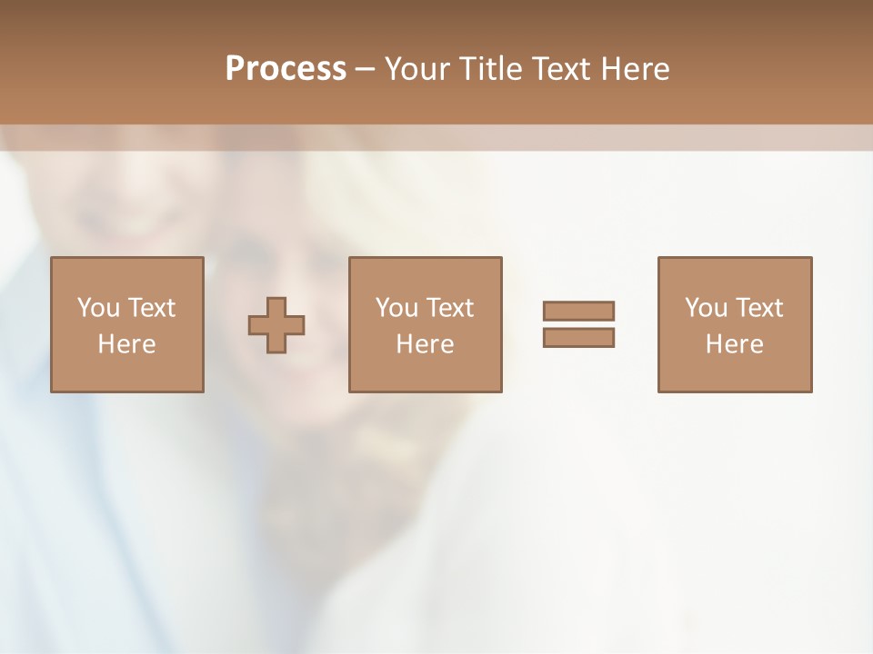 A Man And Woman Holding A Key To A House PowerPoint Template