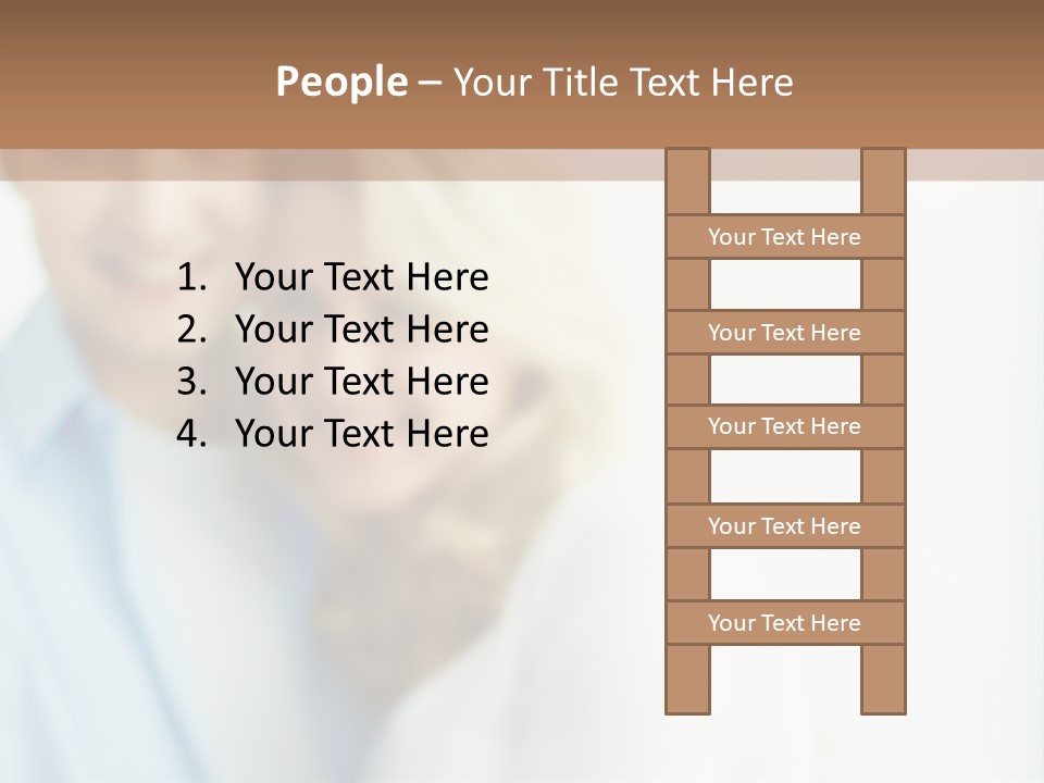 A Man And Woman Holding A Key To A House PowerPoint Template