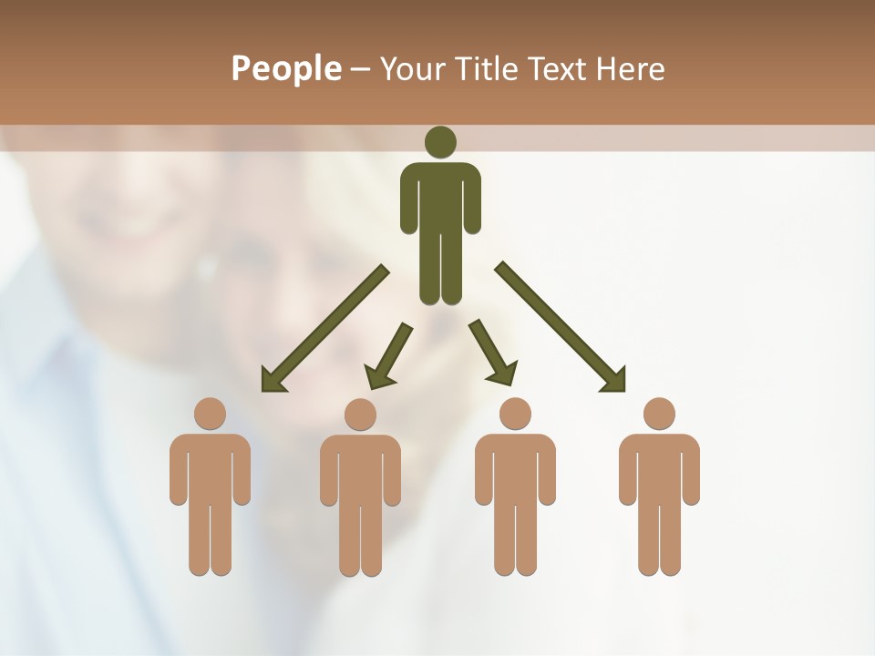 A Man And Woman Holding A Key To A House PowerPoint Template