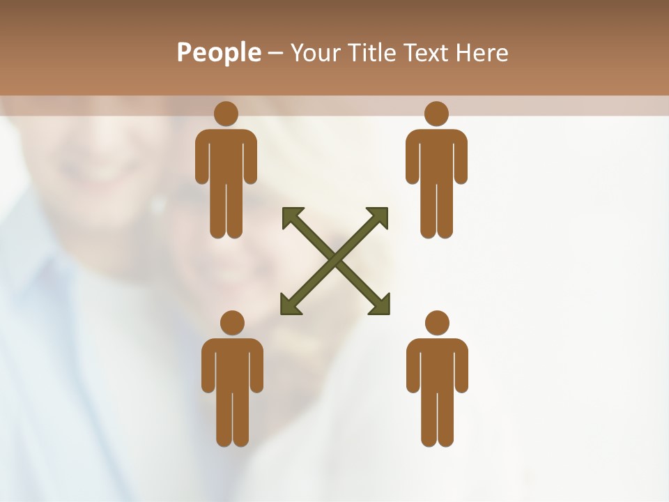 A Man And Woman Holding A Key To A House PowerPoint Template