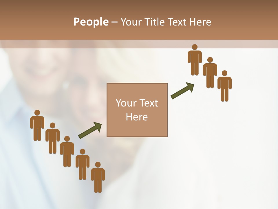 A Man And Woman Holding A Key To A House PowerPoint Template