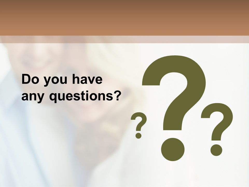 A Man And Woman Holding A Key To A House PowerPoint Template