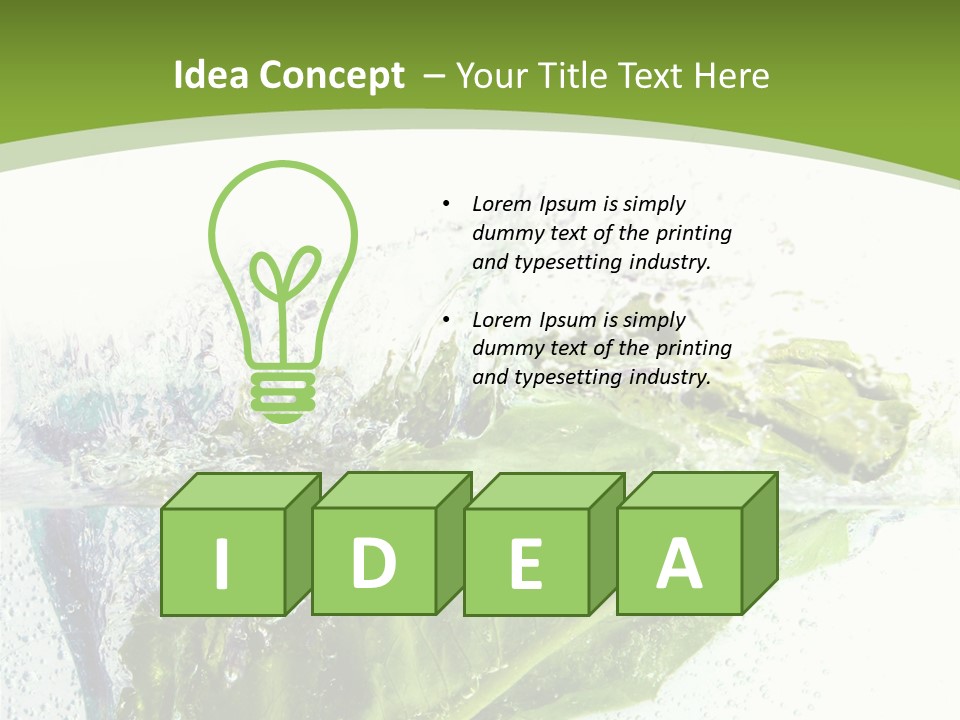 Cabinets Chair Spacious PowerPoint Template