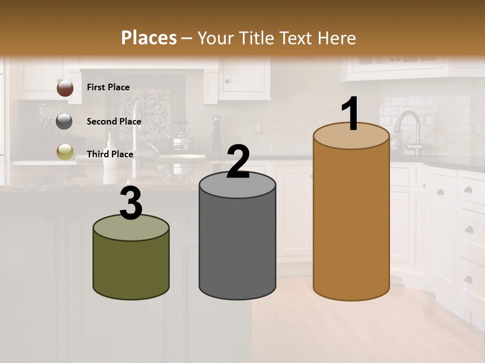 Cabinets Chair Spacious PowerPoint Template