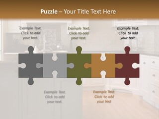 Cabinets Chair Spacious PowerPoint Template