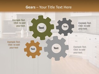 Cabinets Chair Spacious PowerPoint Template