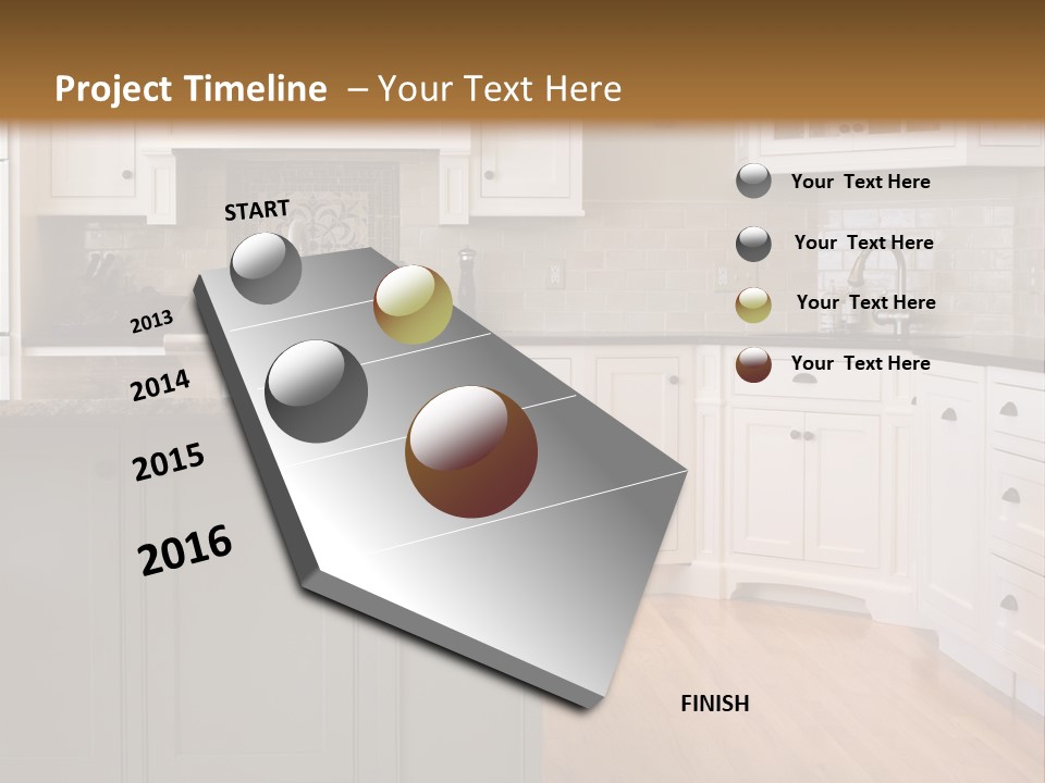 Cabinets Chair Spacious PowerPoint Template