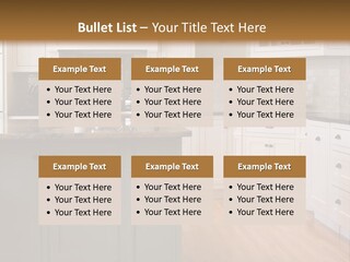 Cabinets Chair Spacious PowerPoint Template
