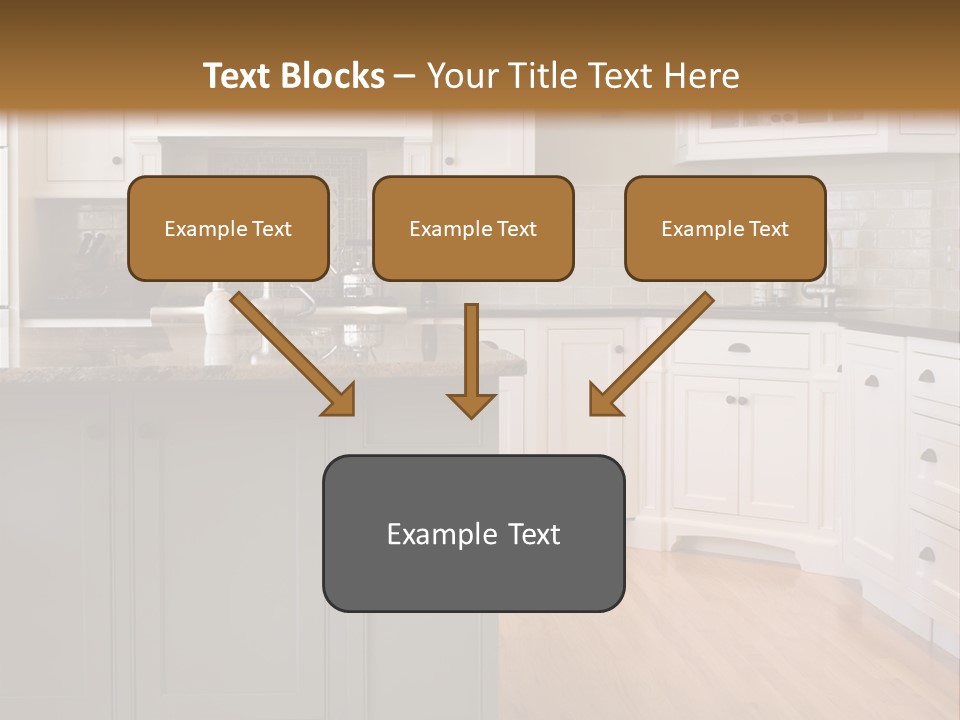 Cabinets Chair Spacious PowerPoint Template