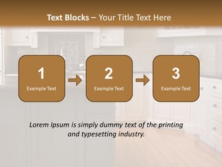 Cabinets Chair Spacious PowerPoint Template
