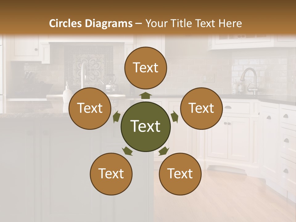Cabinets Chair Spacious PowerPoint Template