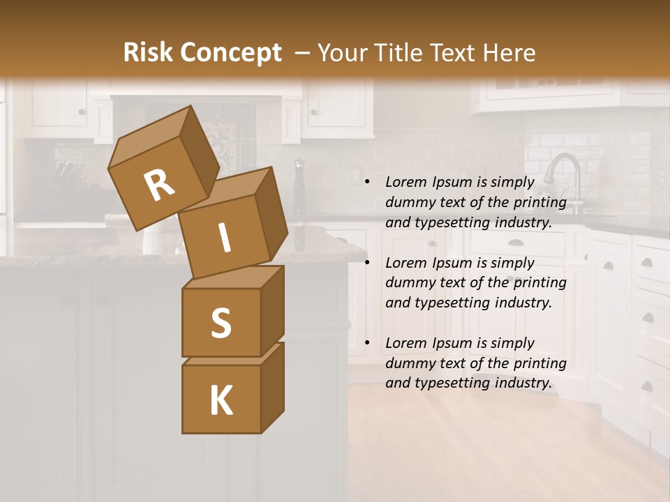 Cabinets Chair Spacious PowerPoint Template
