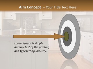 Cabinets Chair Spacious PowerPoint Template