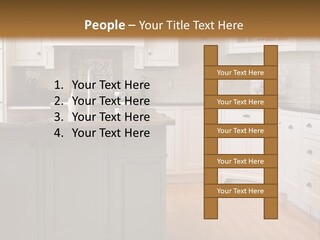 Cabinets Chair Spacious PowerPoint Template