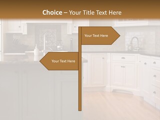 Cabinets Chair Spacious PowerPoint Template